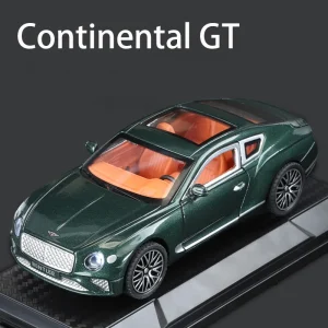 1:32 Continental GT Limousine Alloy Car Model Sound and Light Pull Back Children’s Toy Collectibles Birthday gift