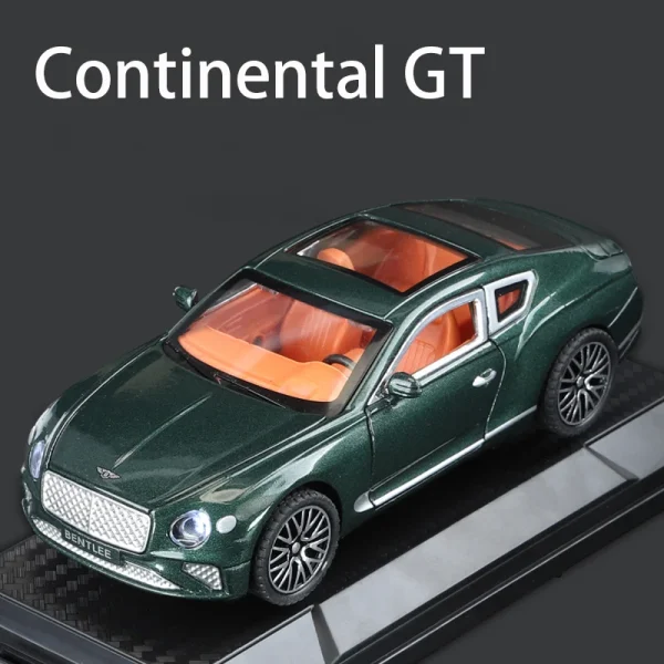 1:32 Continental GT Limousine Alloy Car Model Sound and Light Pull Back Children's Toy Collectibles Birthday gift