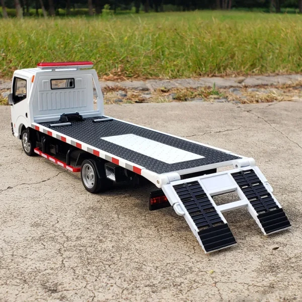 1/32 Nissan Platform Trailer Truck Alloy Die Cast Toy Car Model Sound and Light Children's Toy Collectibles Birthday gift - Image 3