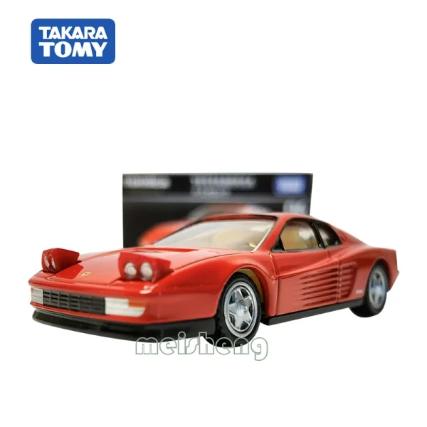 Takara Tomy Ferrari TESTAROSSA Alloy Car Diecasts & Toy Vehicles Car Model Miniature Scale Model Car For Children Out of Print - Image 6