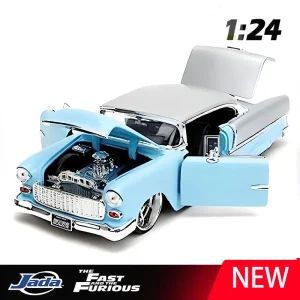JADA 1:24 BEL AIR 1955 Alloy Car Diecasts & Toy Vehicles Car Model Miniature Scale Model Car For Children