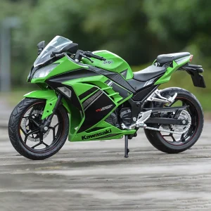 1/12 Kawasaki Ninja 250 Motorcycle Model Toy Vehicle Collection Autobike Shork-Absorber Off Road Autocycle Toys Car
