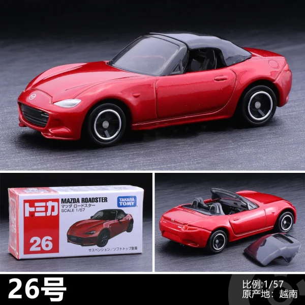 TOMY Mazda MX5 Mazda3 VOLVO XC60 C40 Alloy Car Diecasts & Toy Vehicles Car Model Miniature Scale Model Car For Children - Image 4