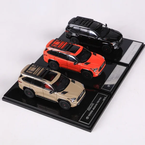 GCD 1:64 Sequoia XK80 TRD Pro SUV Alloy Car Diecasts & Toy Vehicles Car Model Miniature Scale Model Car Toys For Children - Image 5