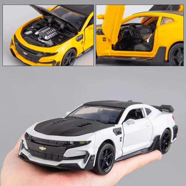 1:32 Camaro Alloy Car Diecasts & Toy Vehicles Car Model Sound and light Pull back Car Toys For Kids Gifts - Image 4