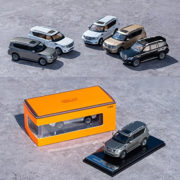 GCD 1:64 Patrol Y62 SUV Alloy Car Diecasts & Toy Vehicles Car Model Miniature Scale Model Car For Children