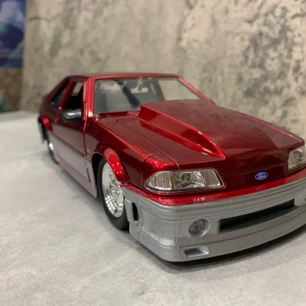 JADA 1:24 Ford Mustang GT 1989 Alloy Car Diecasts & Toy Vehicles Car Model Miniature Scale Model Car For Children - Image 3