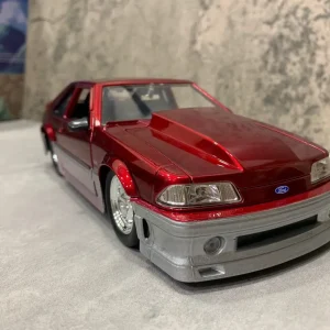 JADA 1:24 Ford Mustang GT 1989 Alloy Car Diecasts & Toy Vehicles Car Model Miniature Scale Model Car For Children