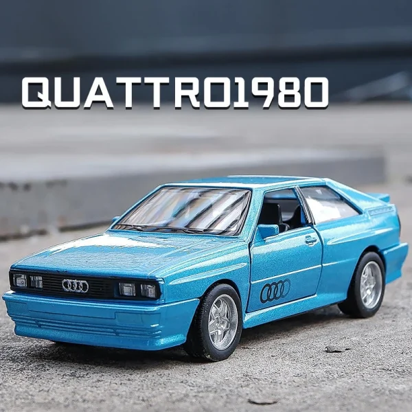 1:36 BMW M3 E30 1987 Porsche 911 Turbo Audi Quattro BMW M4 Metal Toy Alloy Car Diecasts & Toy Vehicles Car Model For Children - Image 3