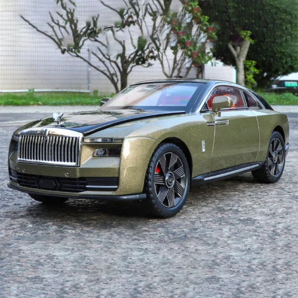 1/24 Rolls Royce Spectre Alloy Die Cast Toy Car Model Sound and Light Children's Toy Collectibles Birthday gift