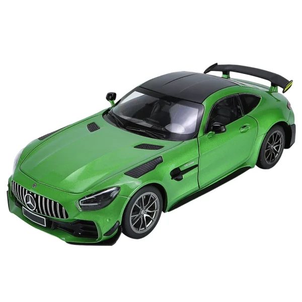 1:18 Benzs GTR Green Demon Alloy Die Cast Toy Car Model Sound and Light Children's Toy Collectibles Birthday gift - Image 6