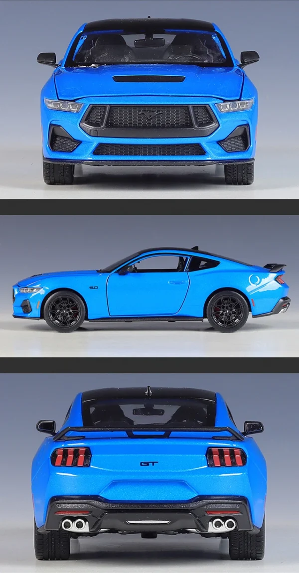 WELLY 1:24 Ford Mustang GT 2024 Alloy Car Diecasts & Toy Vehicles Car Model Miniature Scale Model Car Toy For Children - Image 10