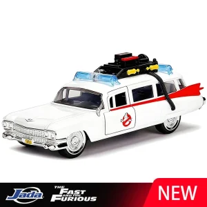 JADA 1:32 Ghostbusters ECTO-1 Alloy Car Diecasts & Toy Vehicles Car Model Miniature Scale Model Car For Children