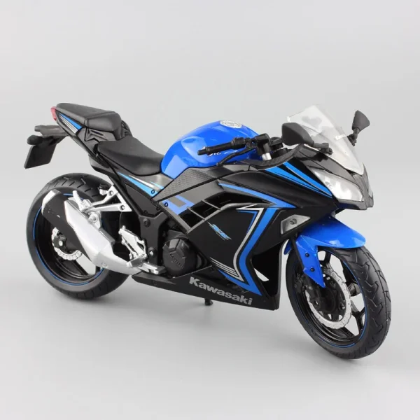 1/12 Kawasaki Ninja 250 Motorcycle Model Toy Vehicle Collection Autobike Shork-Absorber Off Road Autocycle Toys Car - Image 6