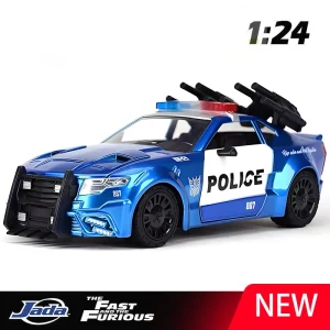 JADA 1:24 Barricade Police Alloy Car Diecasts & Toy Vehicles Car Model Miniature Scale Model Car For Children