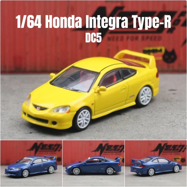 1:64 Honda Integra Type-R JDM Alloy Car Diecasts & Toy Vehicles Car Model Miniature Scale Model Car For Children - Image 3