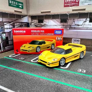 TOMY Ferrari F50 Supercar Alloy Car Diecasts & Toy Vehicles Car Model Miniature Scale Model Car For Children