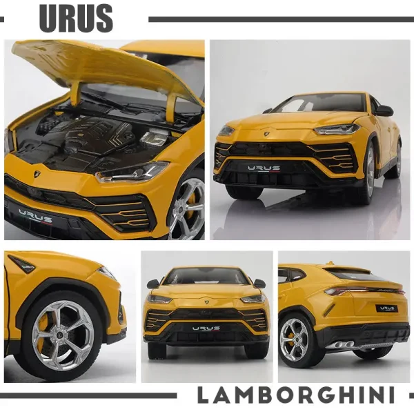 WELLY 1:24 Lamborghini Bison URUS SUV Alloy Car Diecasts & Toy Vehicles Car Model Miniature Scale Model Car Toy For Children - Image 2