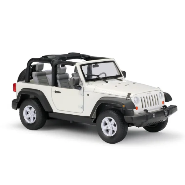 WELLY 1:24 Jeep Wrangler Rubicon 2007 Alloy Car Diecasts & Toy Vehicles Car Model Miniature Scale Model Car Toy For Children - Image 5