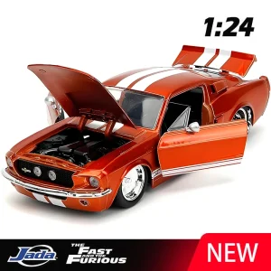 JADA 1:24 1967 Shelby GT500 Alloy Car Diecasts & Toy Vehicles Car Model Miniature Scale Model Car For Children