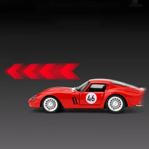 1:32 250 GTO Supercar Alloy Car Model Sound and Light Pull Back Children's Toy Collectibles Birthday gift - Image 3