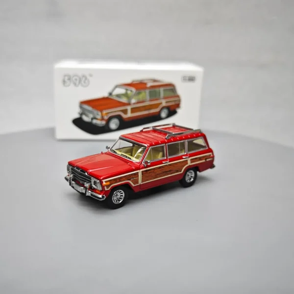 596 1/64 Wagoneer SUV Alloy Racing Car Diecasts & Toy Vehicles Car Model Miniature Scale Model Car For Children - Image 4