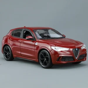 Bburago 1:24 Alfa Romeo Stelvi SUV Alloy Car Diecasts & Toy Vehicles Car Model Miniature Scale Model Car Toy For Children