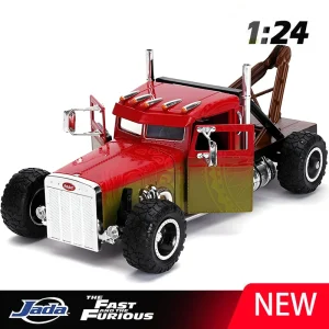 JADA 1:24 Fast & Furious CUSTOM PETERBILT Alloy Car Diecasts & Toy Vehicles Car Model Miniature Scale Model Car For Children