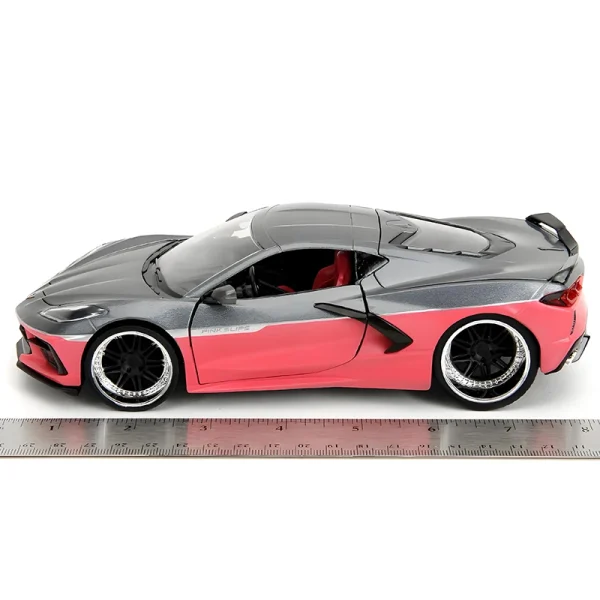 JADA 1:24 CORVETTE 2020 Alloy Car Diecasts & Toy Vehicles Car Model Miniature Scale Model Car Toys For Children - Image 7