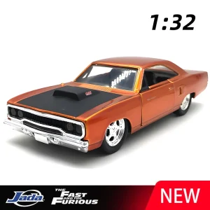 JADA 1:32 Fast & Furious Plymouth Road Runner Alloy Car Diecasts & Toy Vehicles Car Model Miniature Scale Model Car For Children