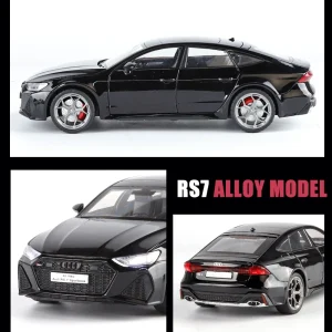 1:24 AUDI RS7 Sportback Supercar Alloy Car Model Sound and Light Children’s Toy Collectibles Birthday gift