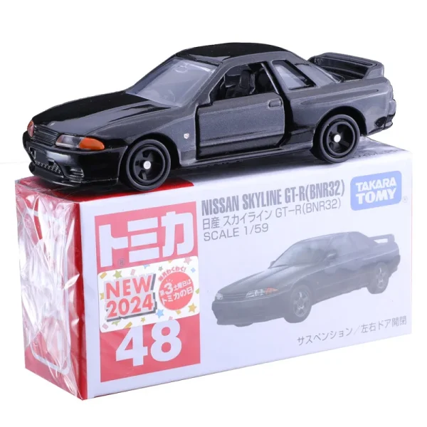 TOMY Nissan Skyline GTR R32 48# Alloy Car Diecasts & Toy Vehicles Car Model Miniature Scale Model Car For Children - Image 4