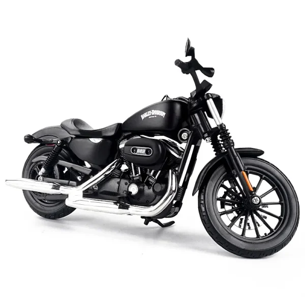 Maisto 1:12 Harley Davidson 2014 SPORTSTER IRON 883 Motorcycle Model Toy Vehicle Collection Shork-Absorber Off Road Toys Car - Image 5