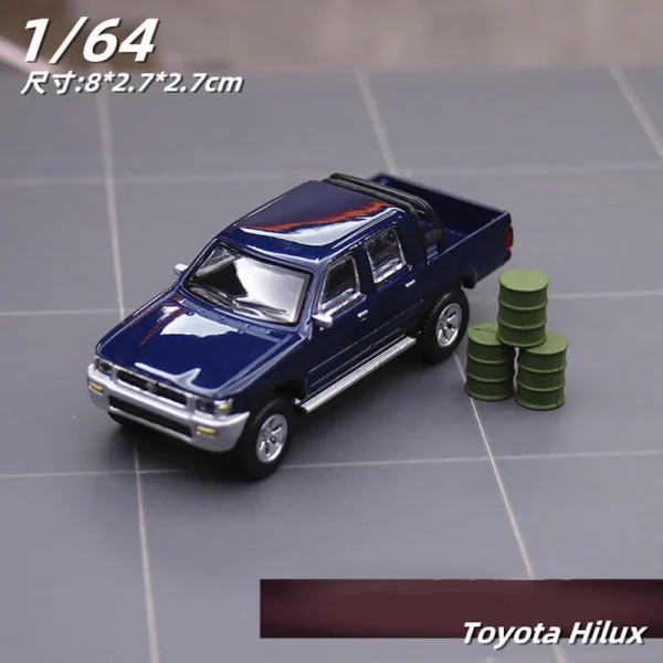 1:64 Hilux 1993 Alloy Car Diecasts & Toy Vehicles Car Model Miniature Scale Model Car For Children - Image 5