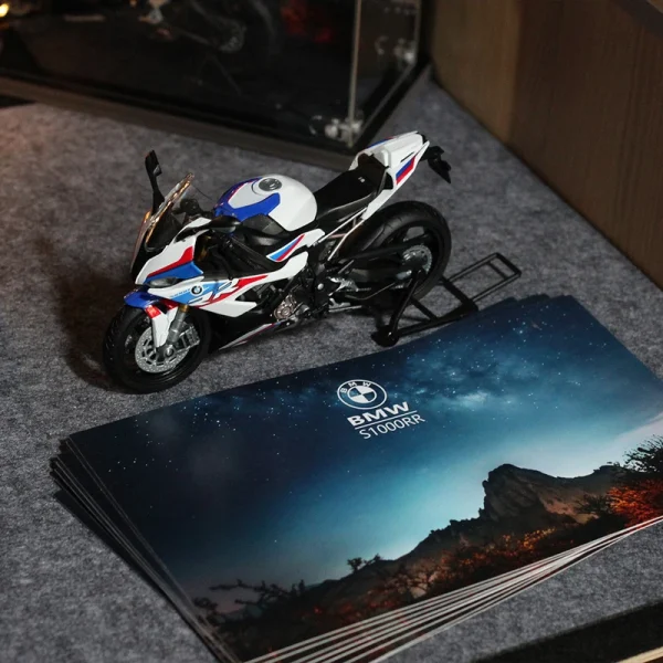 WELLY 1/12 BMW S1000RR 2021 Die Cast Motorcycle Model Toy Vehicle Collection Autobike Shork-Absorber Off Road Autocycle Toys Car - Image 6