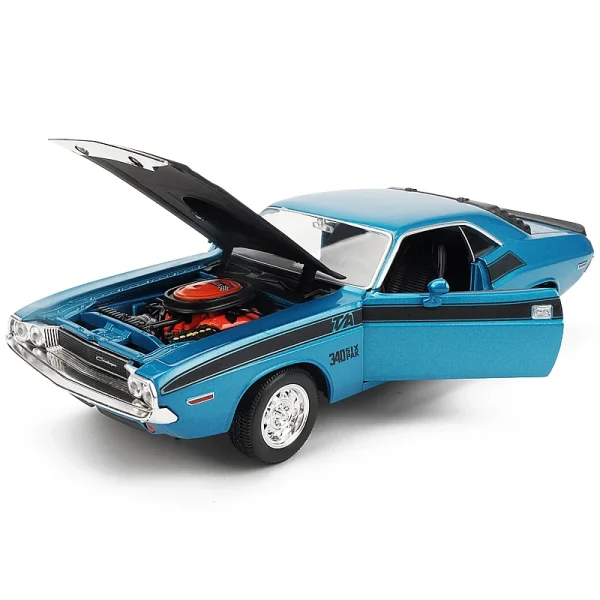 WELLY 1:24 Dodge Challenger T/A 1970 Alloy Car Diecasts & Toy Vehicles Car Model Miniature Scale Model Car Toy For Children - Image 6
