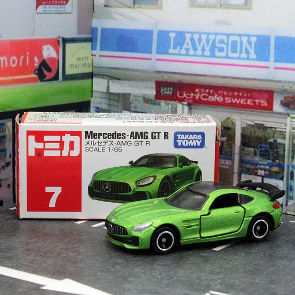 TOMY Mercedes Benz AMG GTR Alloy Car Diecasts & Toy Vehicles Car Model Miniature Scale Model Car For Children - Image 3