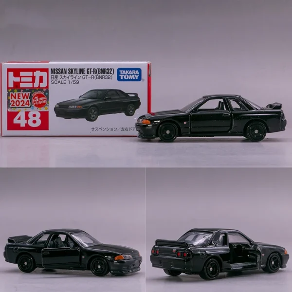 TOMY Nissan Skyline GTR R32 48# Alloy Car Diecasts & Toy Vehicles Car Model Miniature Scale Model Car For Children - Image 3