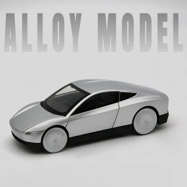 1:32 Teslas Cybercab Robotaxi Alloy Car Model Sound and Light Pull Back Children's Toy Collectibles Birthday gift - Image 4