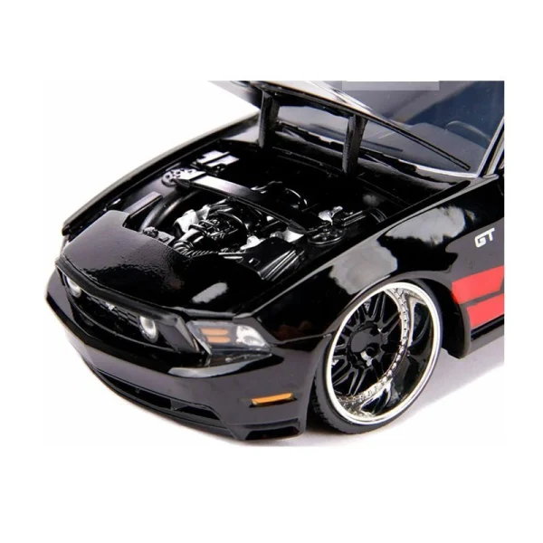 1:24 Ford Mustang GT Shelby 2010 Toy Alloy Car Diecasts & Toy Vehicles Car Model Miniature Scale Model Car Toys For Children - Image 3