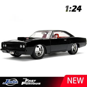 JADA 1:24 Fast & Furious Plymouth Road Runner Alloy Car Diecasts & Toy Vehicles Car Model Miniature Scale Model Car For Children