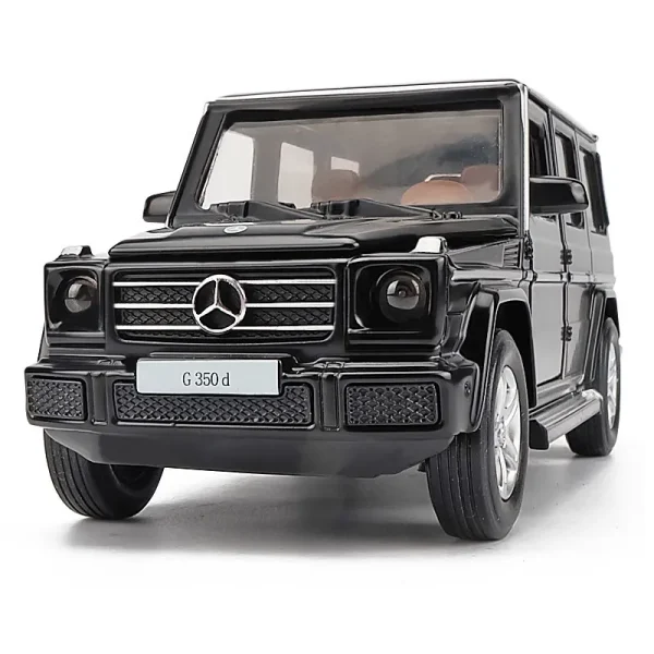 1:32 Mercedes-Benz G350 G350D Alloy Car Model With Pull Back Sound Light Children Gift Collection Diecast Toy Model - Image 4