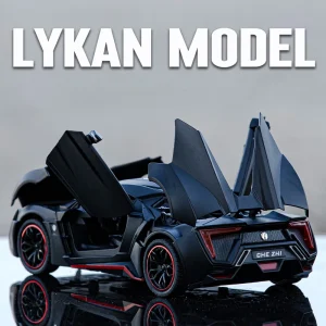 1:24 Lykan Hypersport Supercar Model Diecasts & Toy Vehicles Toy Car Metal Collection Toy Kid Toys for Children Kids Gifts