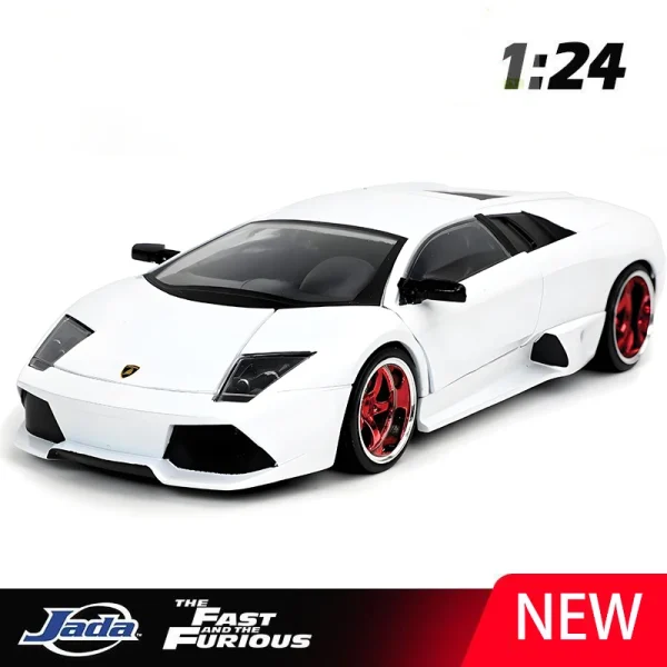 JADA 1:24 Murcielago LP640 Alloy Muscle Car Diecasts & Toy Vehicles Car Model Miniature Scale Model Car For Children