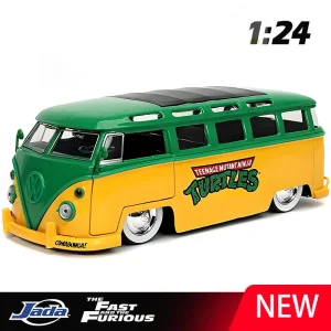 JADA 1:24 T1 BUS 1962 Alloy Car Diecasts & Toy Vehicles Car Model Miniature Scale Model Car For Children