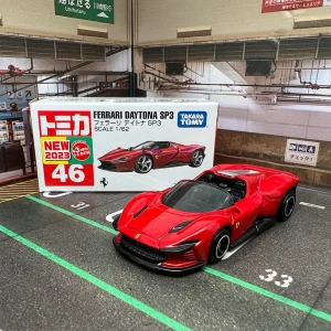 Takara Tomy Ferrari Daytona SP3 Supercar Alloy Car Diecasts & Toy Vehicles Car Model Miniature Scale Model Car For Children