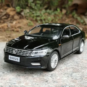1:32 Passat Alloy Muscle Car Model Sound and Light Pull Back Children’s Toy Collectibles Birthday gift