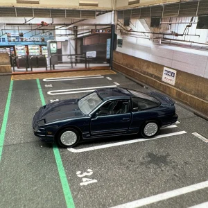TOMY NISSAN 180SX 6# JDM Alloy Car Diecasts & Toy Vehicles Car Model Miniature Scale Model Car For Children