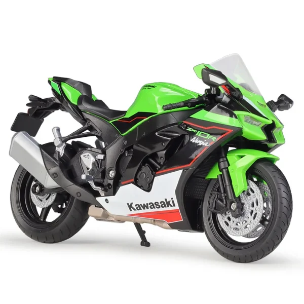 WELLY 1/12 Kawasaki Ninja ZX10R Motorcycle Model Toy Vehicle Collection Autobike Shork-Absorber Off Road Autocycle Toys Car - Image 5