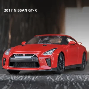 Bburago 1:24 Nissan GTR R35 2017 Alloy Car Diecasts & Toy Vehicles Car Model Miniature Scale Model Car Toy For Children